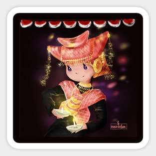 Indonesian Dancer Sticker